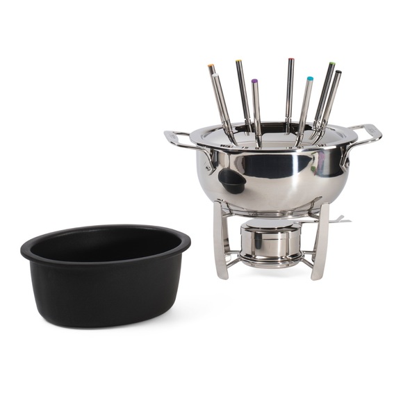 All Clad Stainless Steel Fondue Set